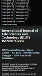 Mobile Screenshot of ijlst.org